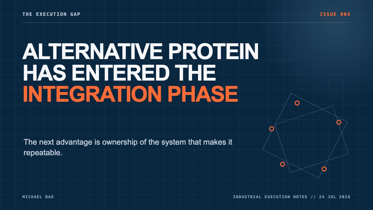 Alternative Protein Has Entered the Integration Phase, Issue 004 cover