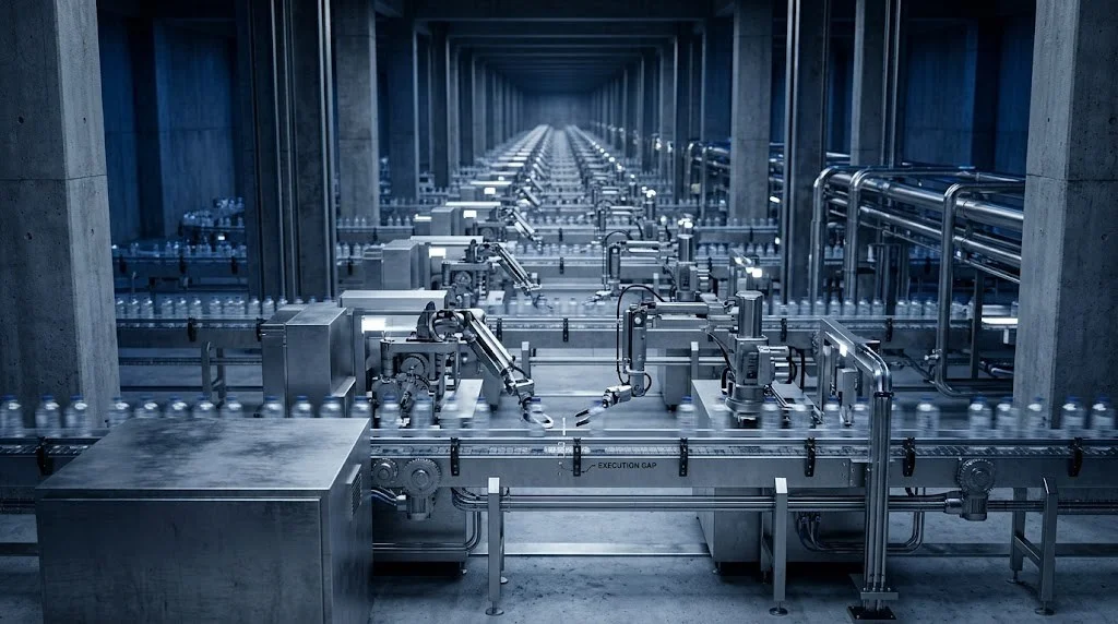 The Unilever-Gruns Reality Check - corporate scale-up pressure across manufacturing infrastructure